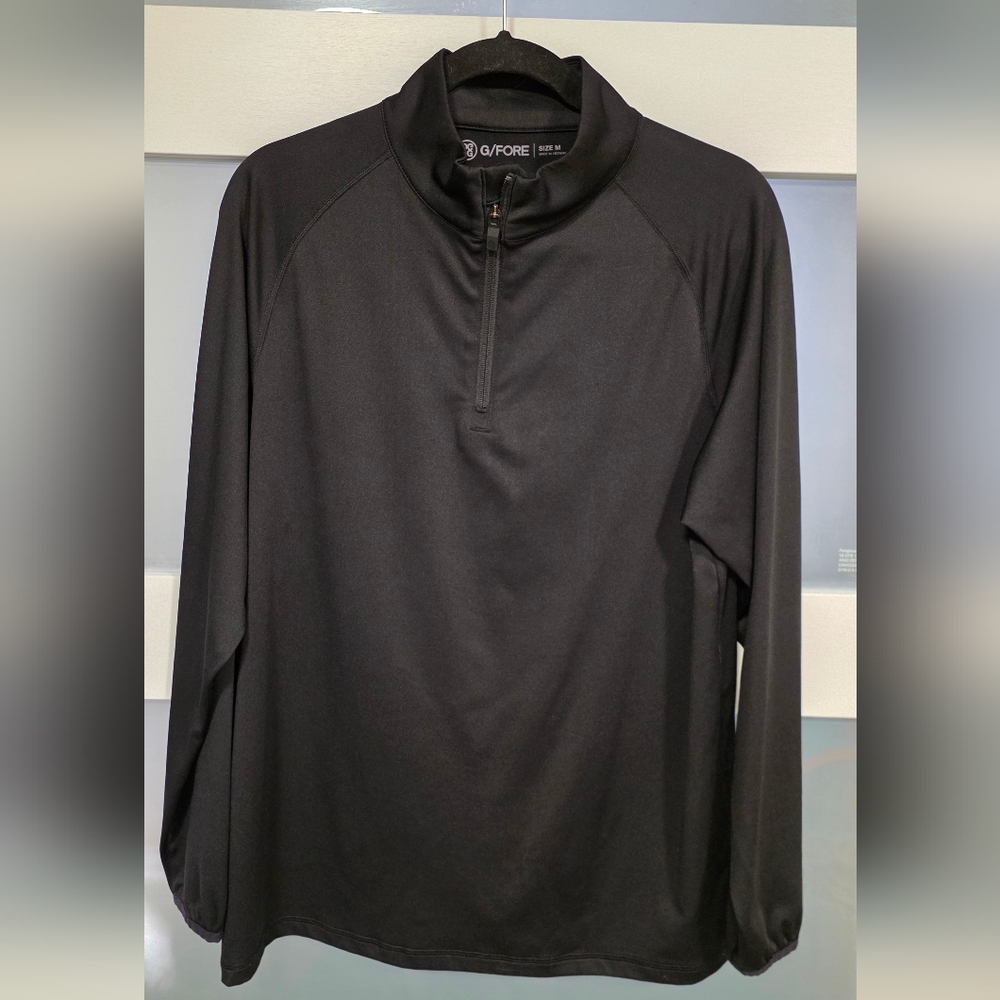G/FORE Black Quarter-Zip Pullover